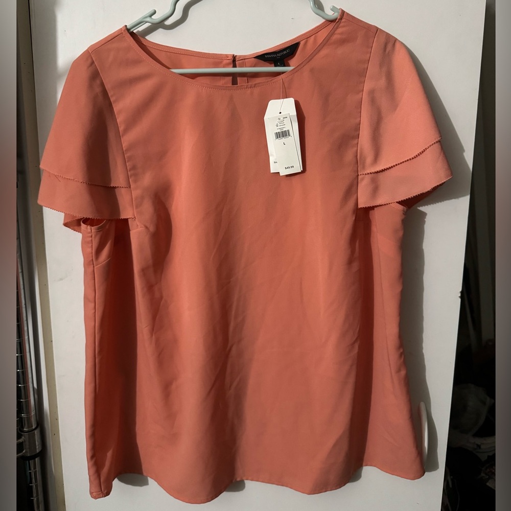 Banana Republic Chic Coral Women's Blouse